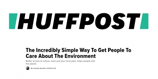 HuffPost Featured Article: The Incredibly Simple Way to Get People To Care About the Environment HuffPost Featured Article: The Incredibly Simple Way to Get People To Care About the Environment
